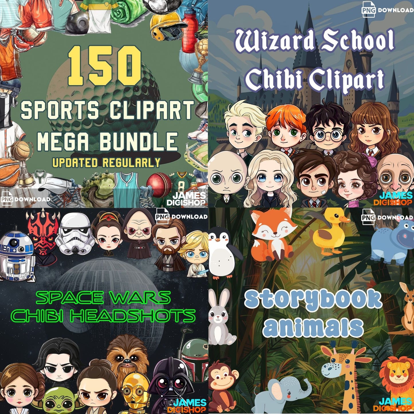 Ultimate 4000+ Mega Clipart Bundle