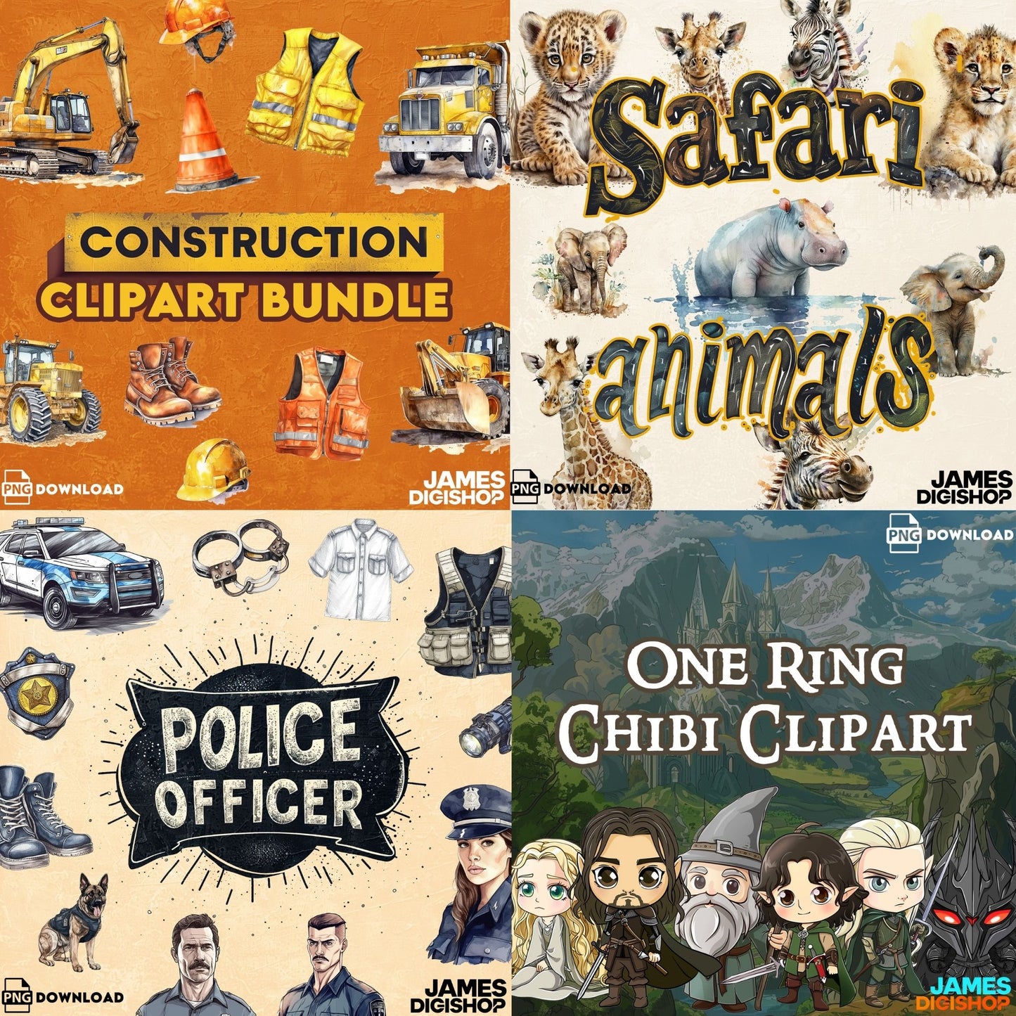 Ultimate 4000+ Mega Clipart Bundle