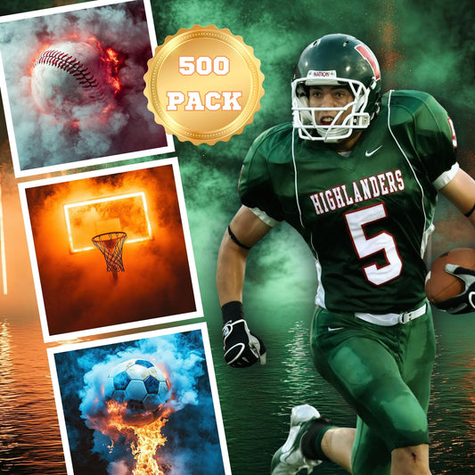 500 MEGA PACK Sports Background Bundle