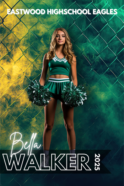 Cheerleader Canva Poster Template (FREE)