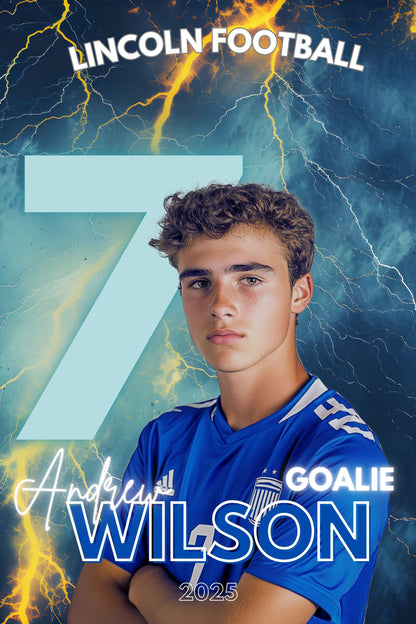 Soccer Canva Poster Template