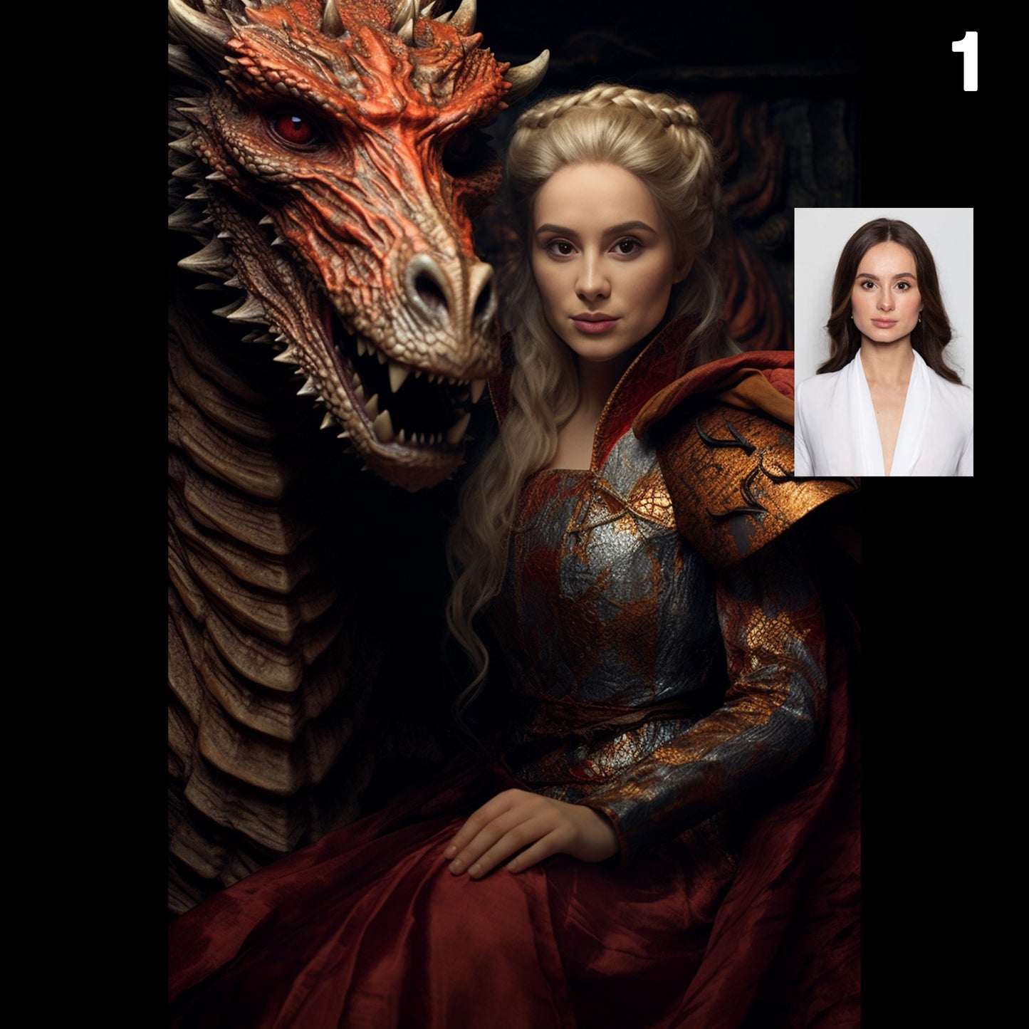 Dragon Queen Custom Portrait