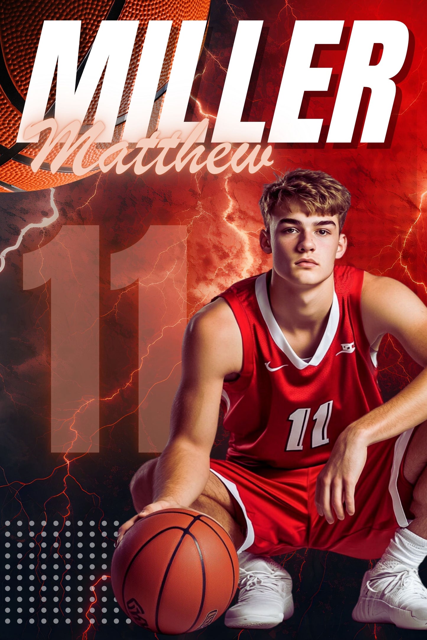 Basketball Canva Poster Template