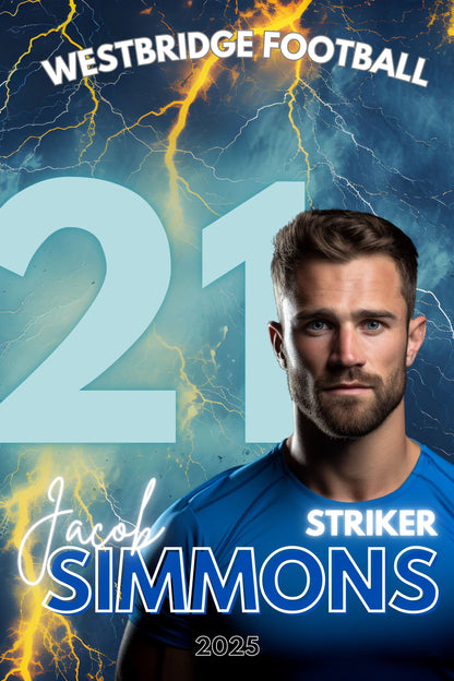 Soccer Canva Poster Template