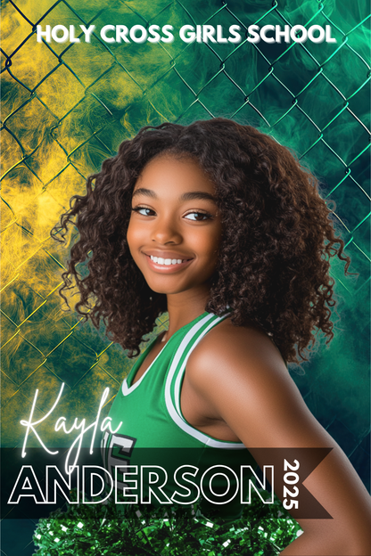 Cheerleader Canva Poster Template (FREE)