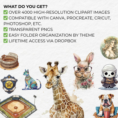 Ultimate 4000+ Mega Clipart Bundle