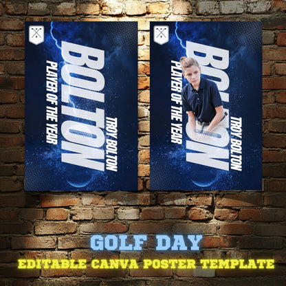 Golf Canva Poster Template (FREE)