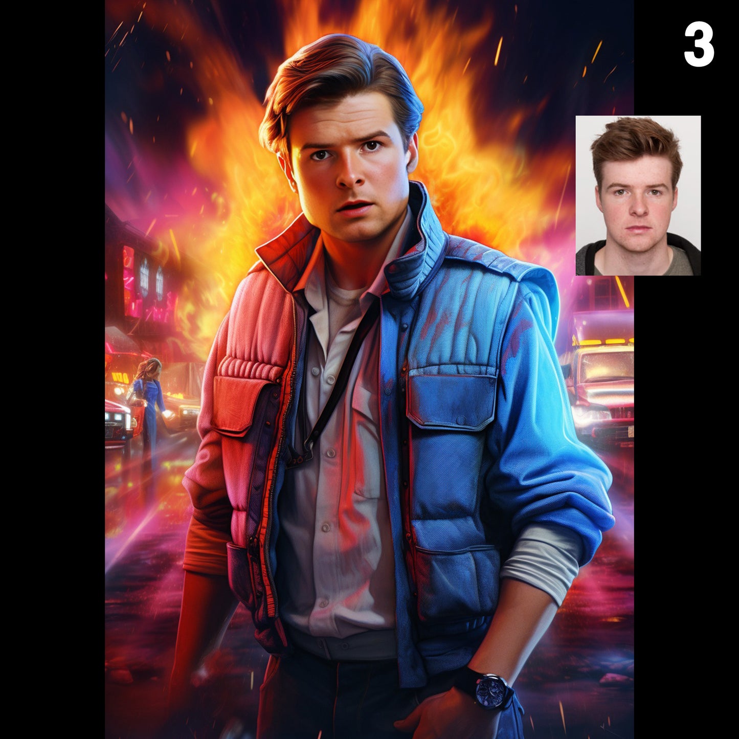 Marty Mcfly Custom Portrait