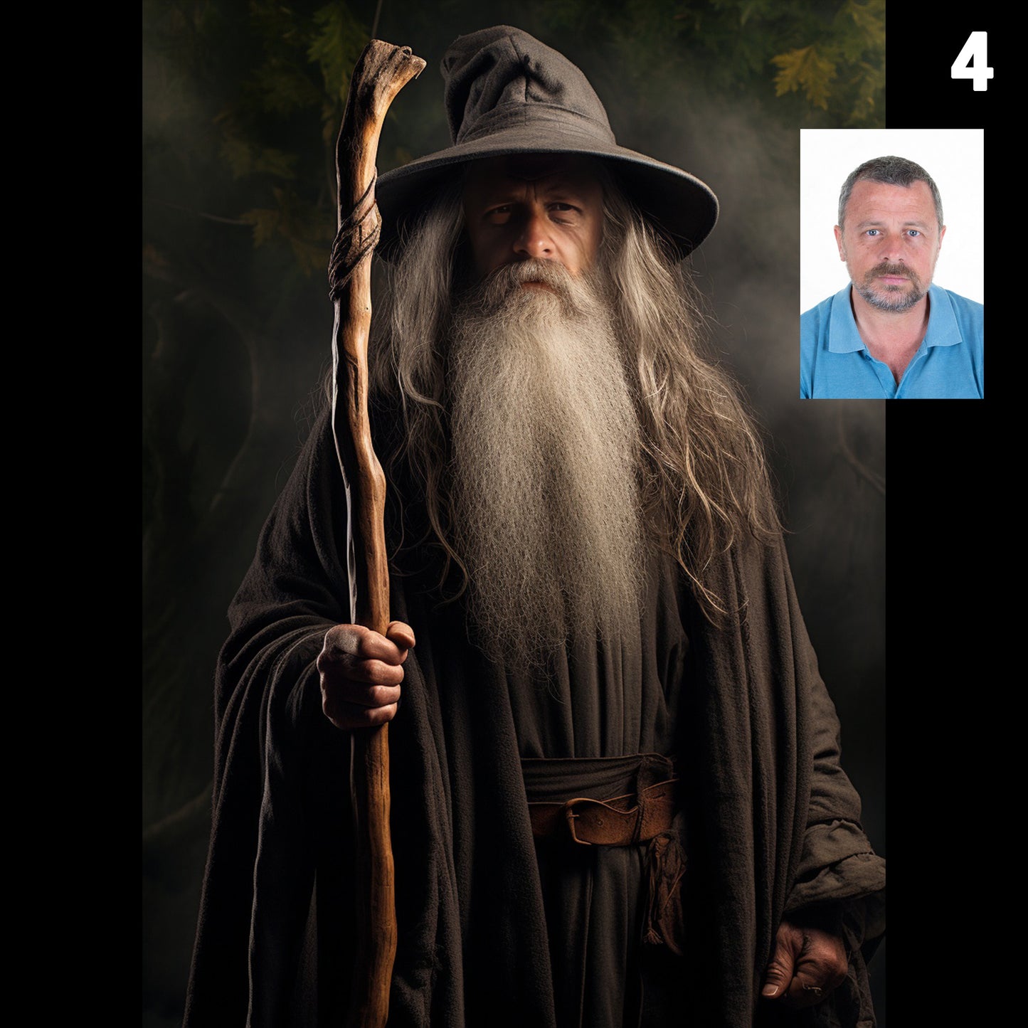 Gandalf Custom Portrait