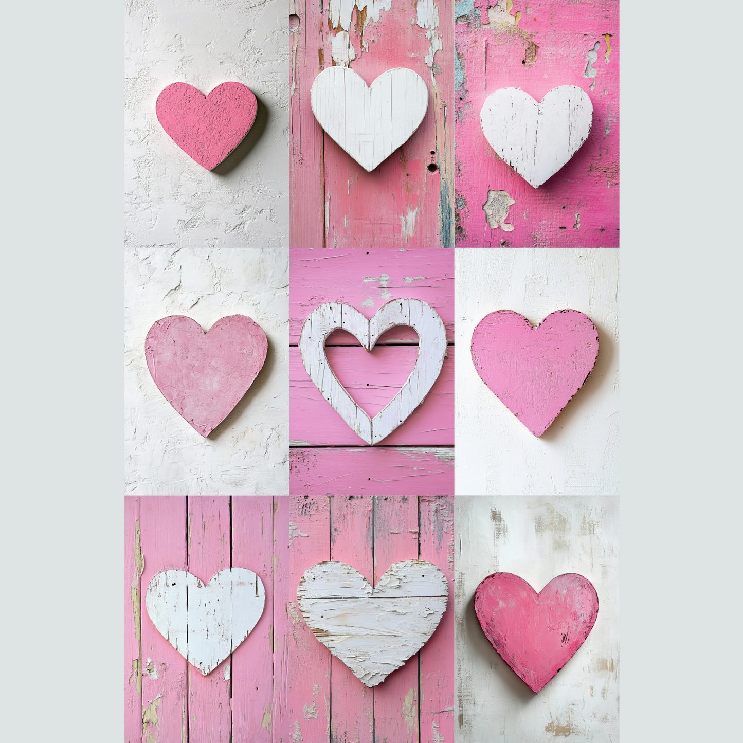 50 Pink Heart Background Bundle