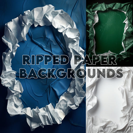 20 Ripped Paper Background Bundle