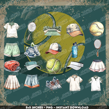 20 Tennis Clipart