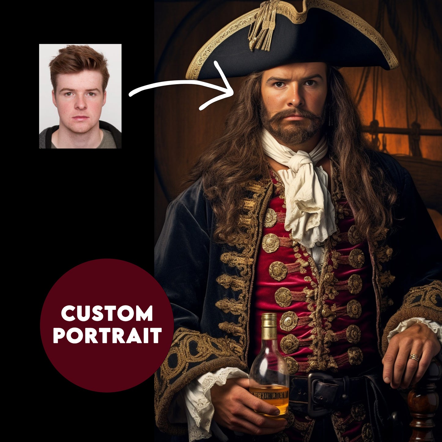 Captain Morgan Custom Portrait