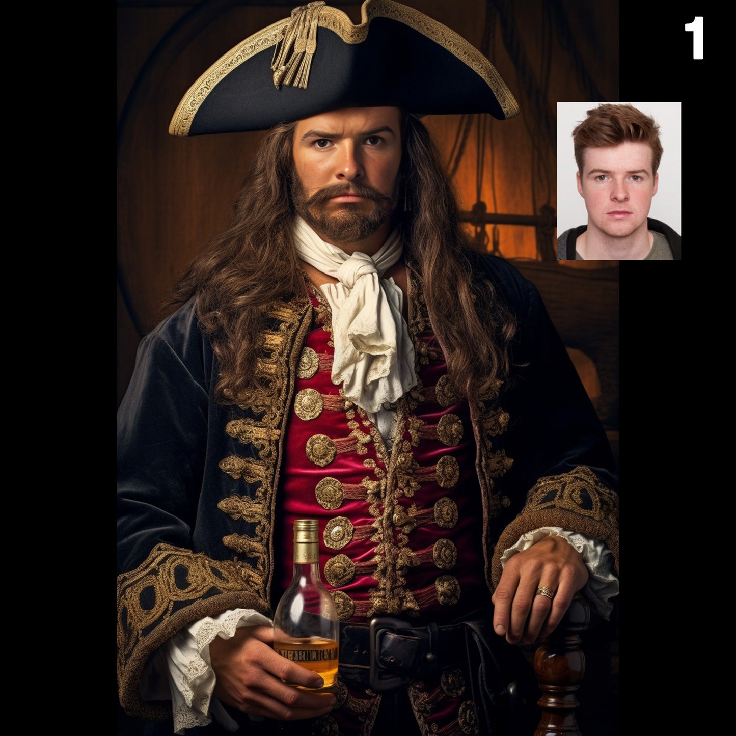 Captain Morgan Custom Portrait