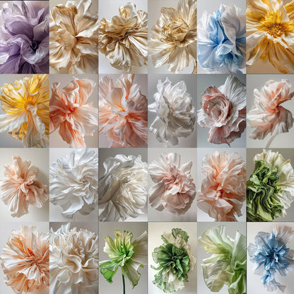 50 Fine Art Flower Backgrounds Bundle