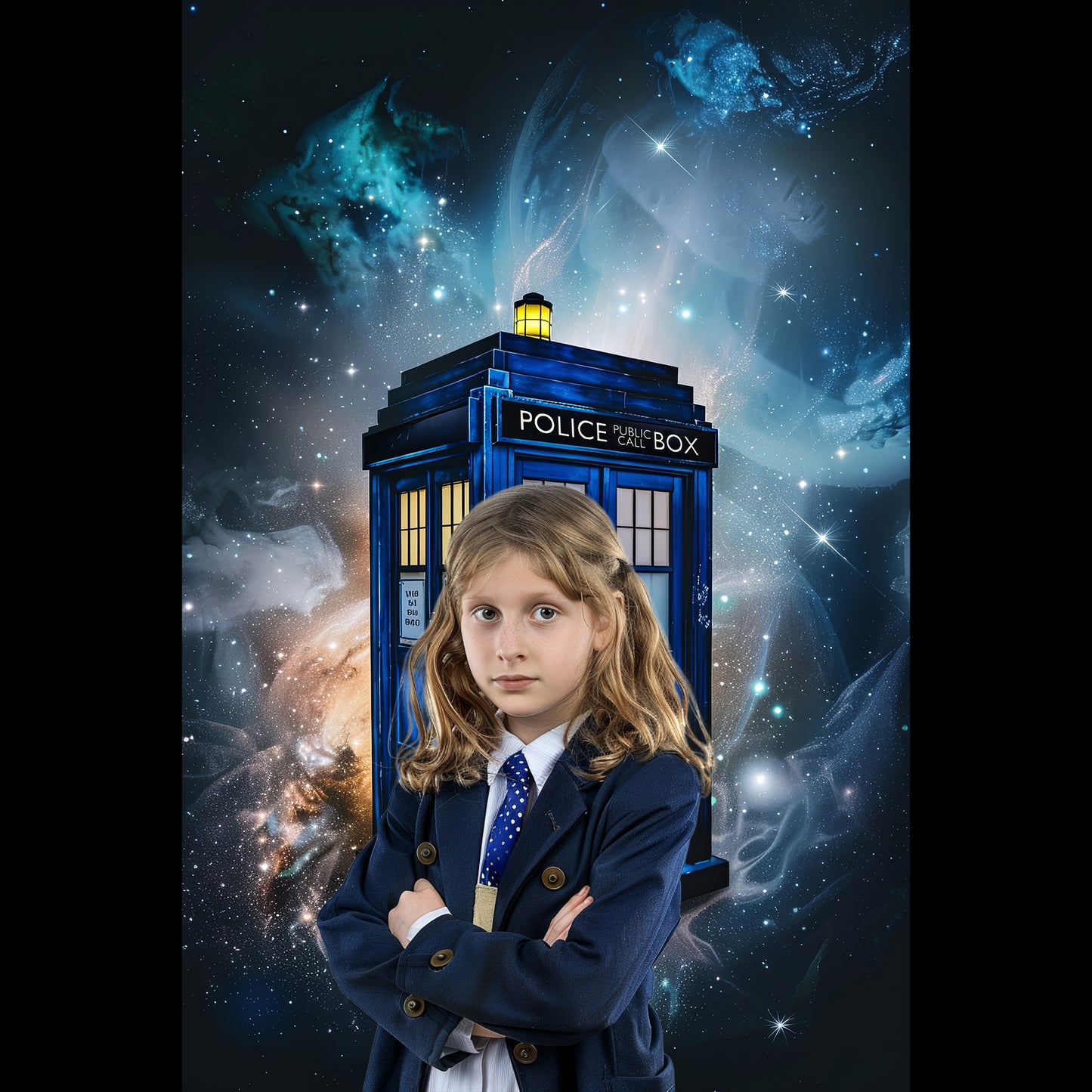 10 Police Box Digital Background Bundle