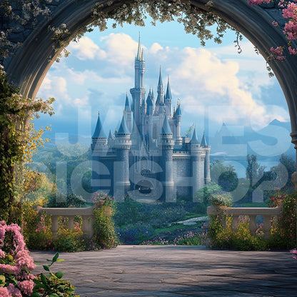 60 Princess Castle Background Bundle