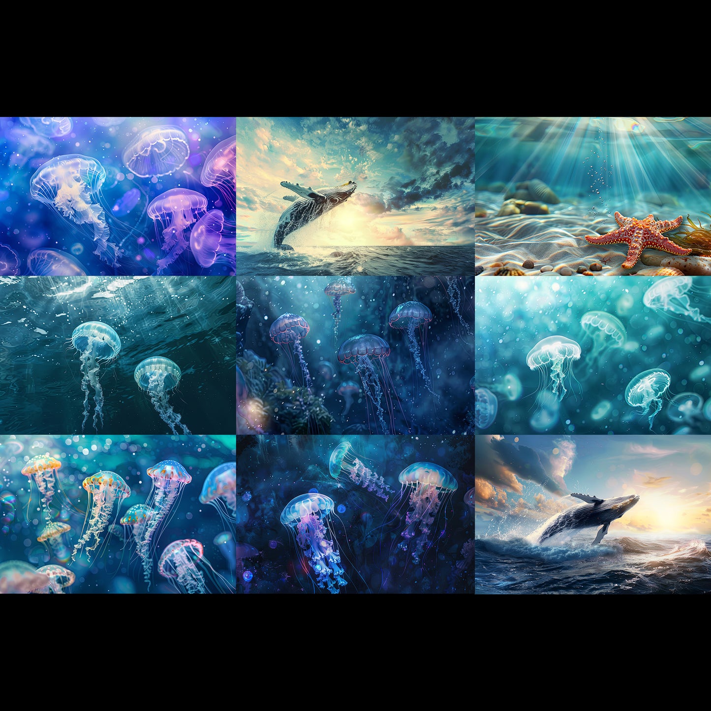 50 Under the Sea Backgrounds Bundle