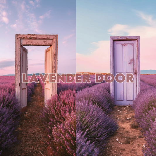 Lavender Door Background Bundle