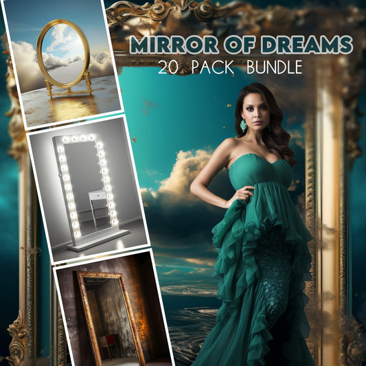 20 Mirror of Dreams Background Bundle