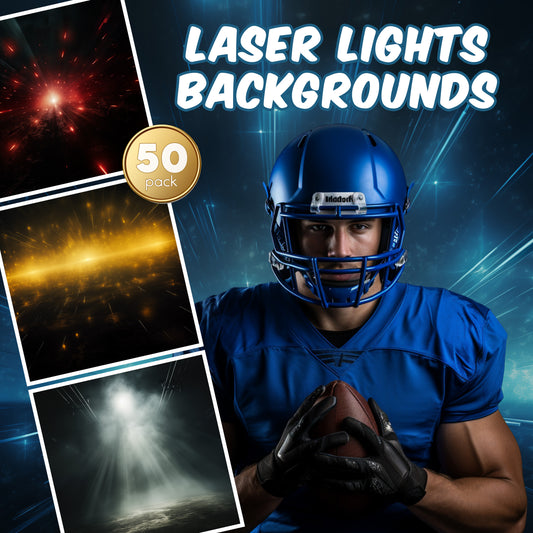 50 Sports Laser Background Bundle