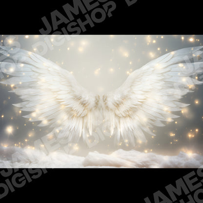 50 Angel Wings Background Bundle