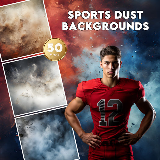 50 Sports Dust Background Bundle