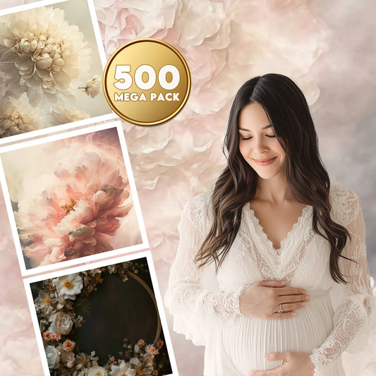 500+ Fine Art Maternity Mega Background Bundle