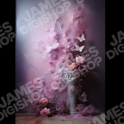 20 Lavender Smoke Background Bundle