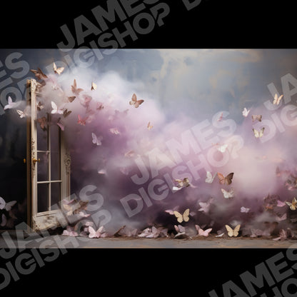 20 Lavender Smoke Background Bundle