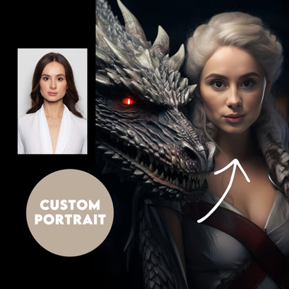 Dragon Queen Custom Portrait