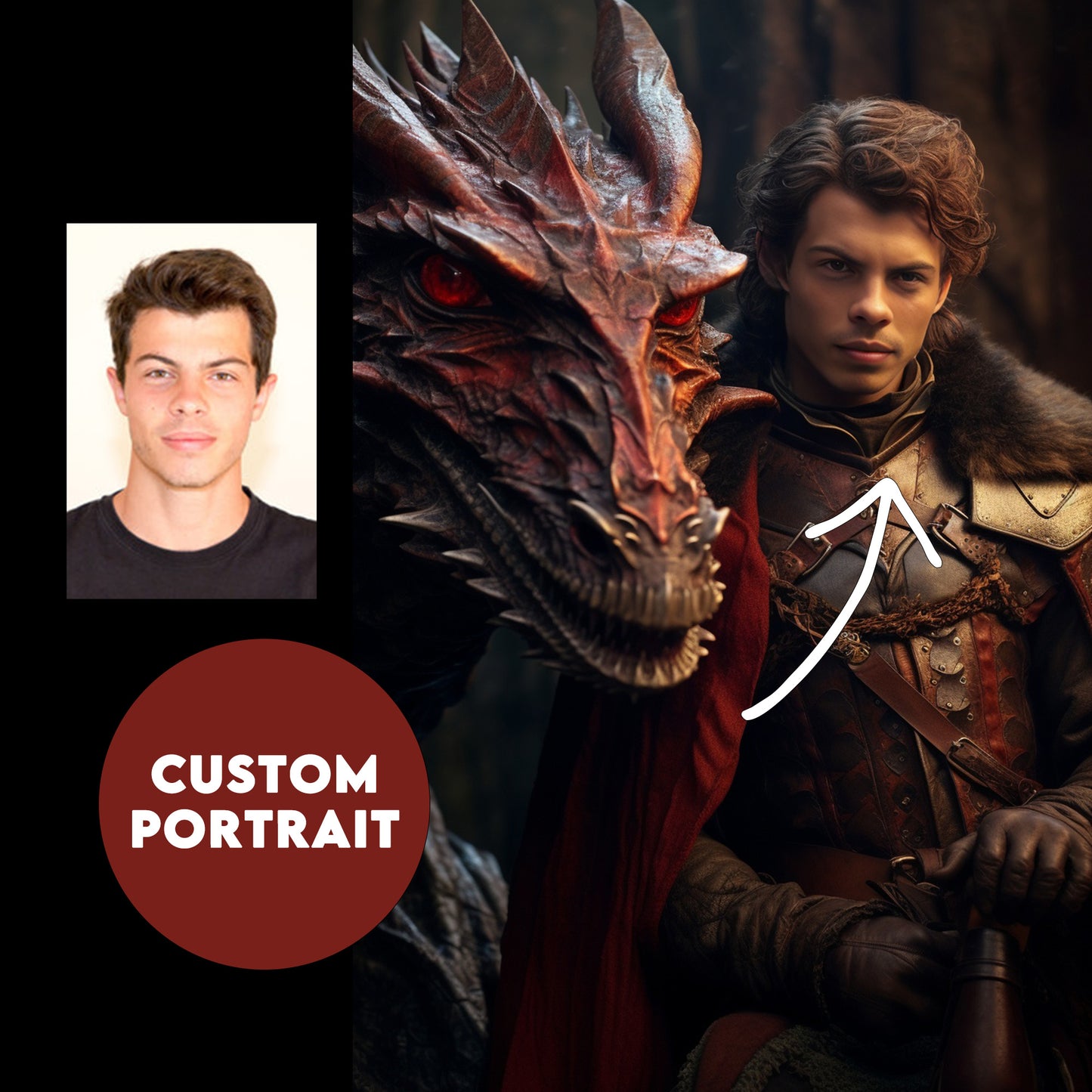 Dragon Prince Custom Portrait