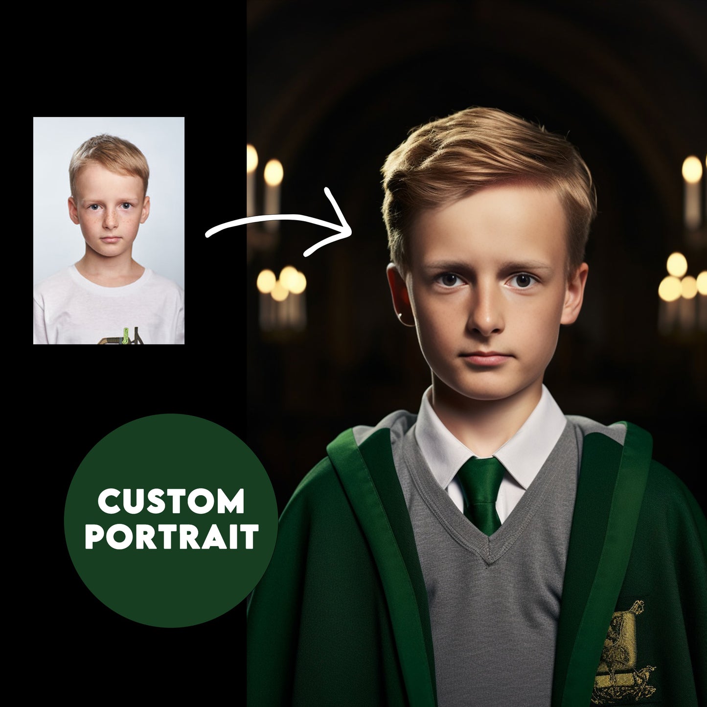 Wizard School Custom Portrait