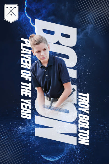 Golf Canva Poster Template (FREE)